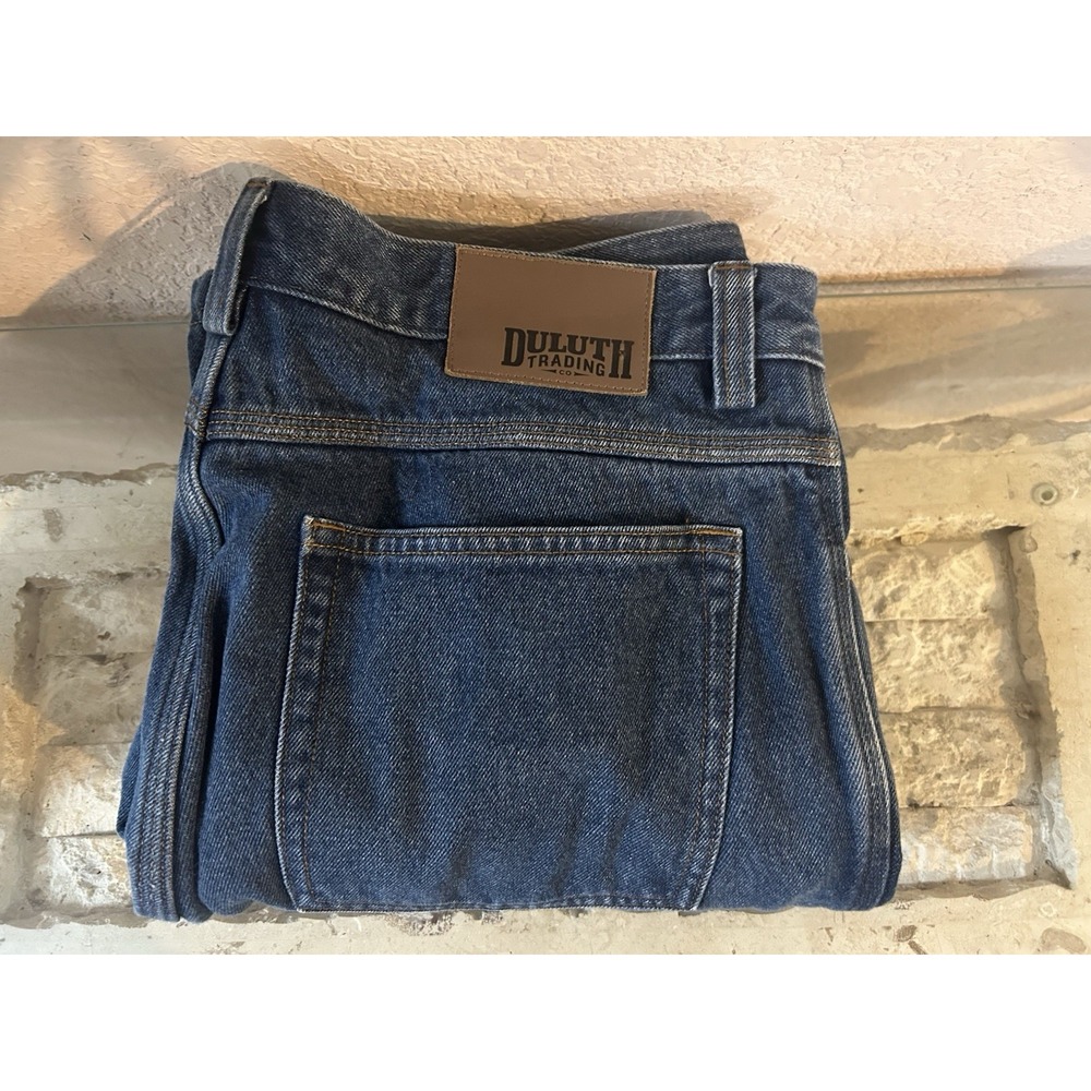 Men's Size 34X30 Duluth Trading Jeans Lined  Work